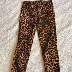 Zara Leopard Skinnies